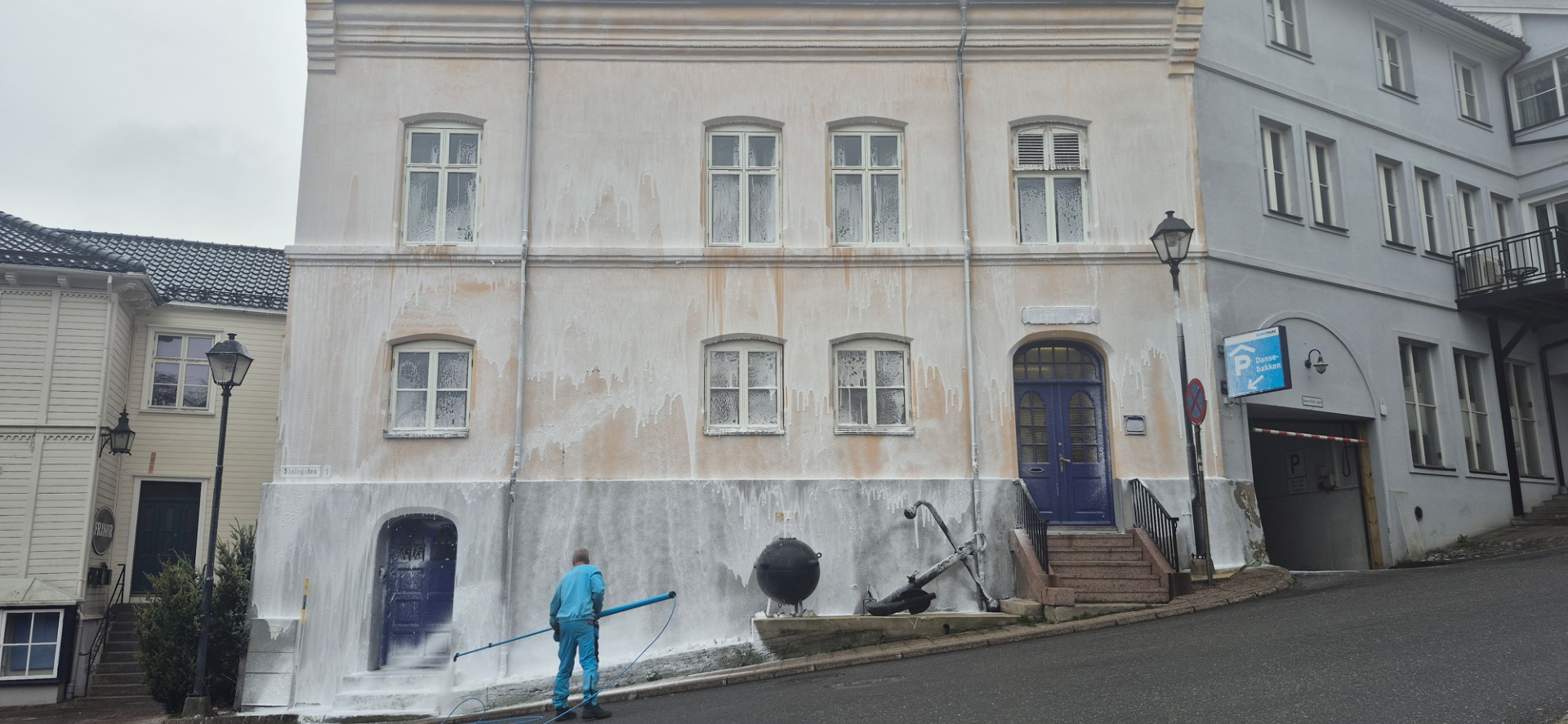 Fasadevask ferdig i dag 16.04.2026