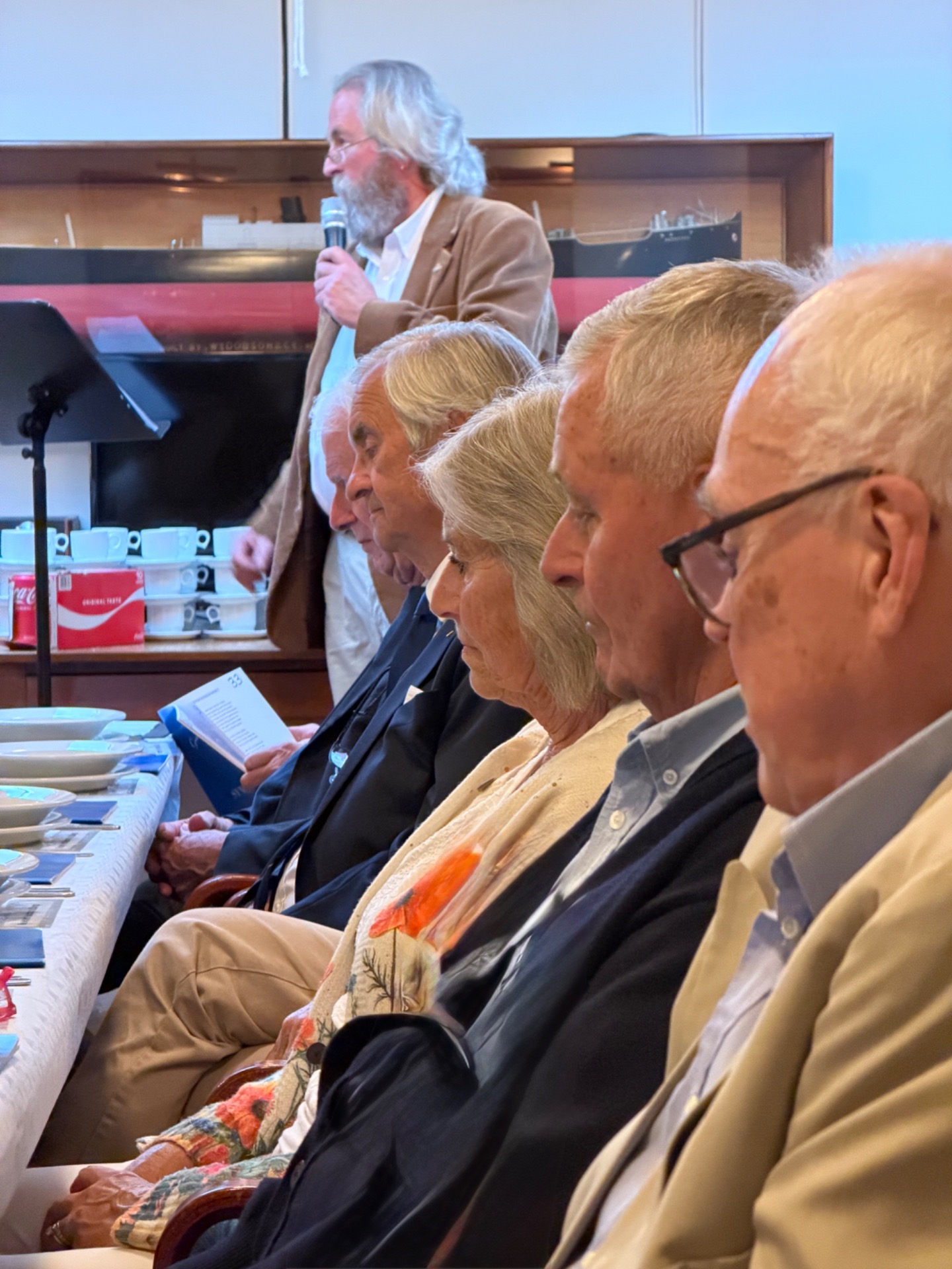 Hyggelig besøk av Nordstrand Damp onsdag 17. juni. Presentasjoner av Petter Nordby og Frode Mindrebø